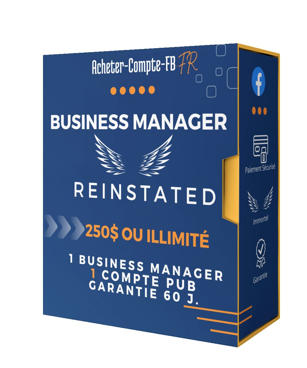 acheter business manager reinstated